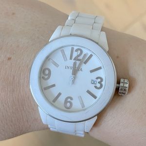 Invicta watch white ceramic
